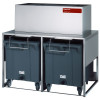 BAC STOCKAGE + CHARIOTS 2X108KG DIAMOND dans MACHINE A GLACONS