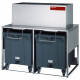 BACS STOCKAGE + CHARIOTS 2X108KG DIAMOND