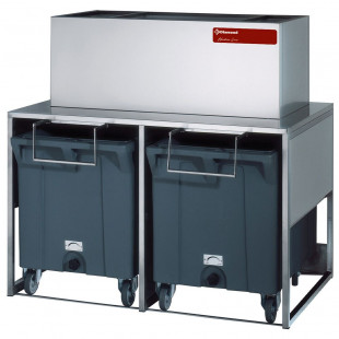 BACS STOCKAGE + CHARIOTS 2X108KG DIAMOND dans MACHINE A GLACONS