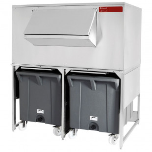 BACS STOCKAGE + CHARIOTS 2X108KG DIAMOND dans MACHINE A GLACONS