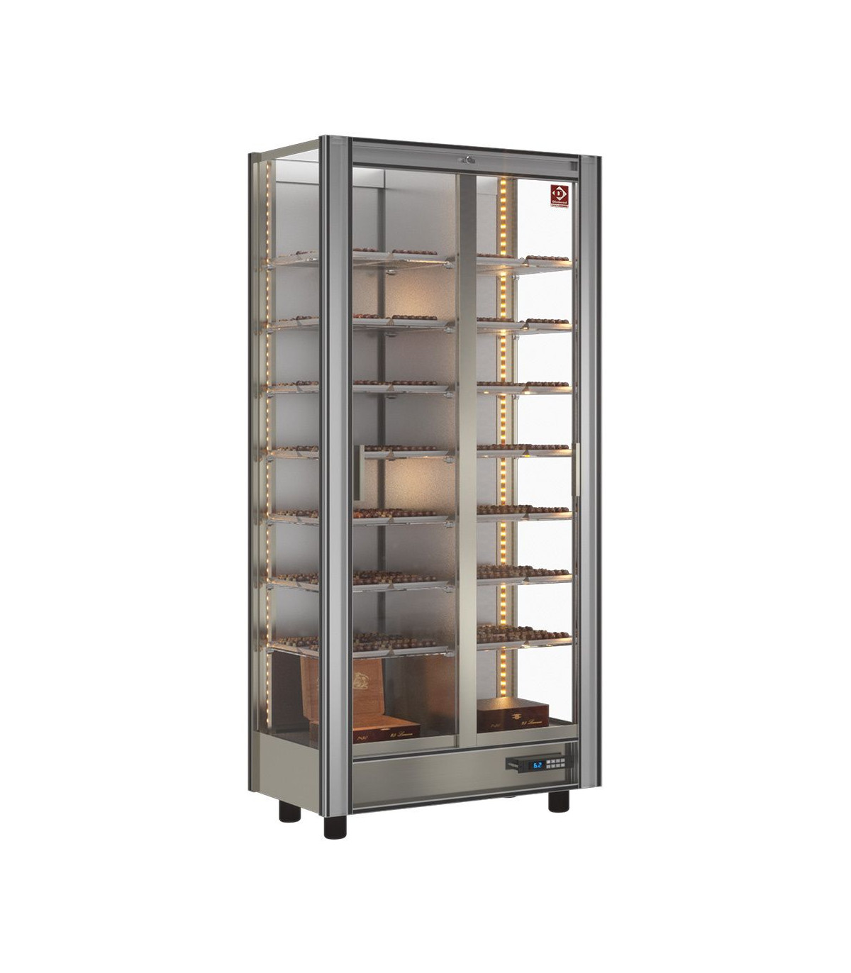 VITRINE REFRIGEREE CHOCOLAT 530LT MODULABLE DIAMOND dans FRIGOS VITRINES