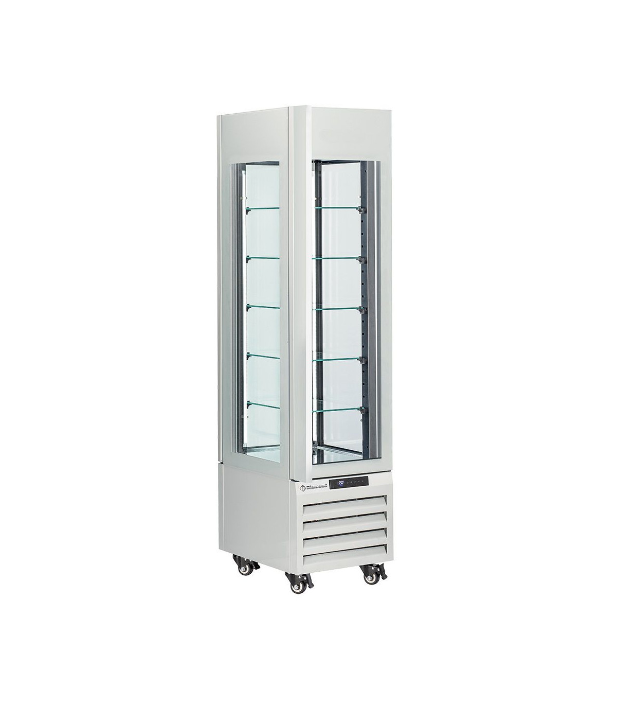 VITRINE FULL VITREE 260LT 5 NIVEAUX EN VERRE VENTILEE PASTRY BLANC DIAMOND dans CONGELATEURS VITRINES