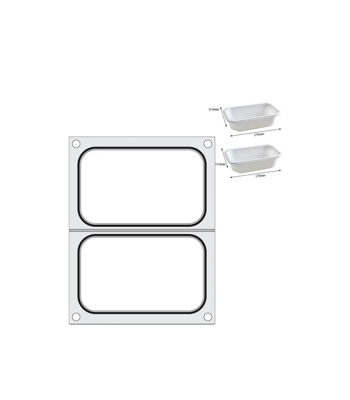 MATRICE DE SCELLAGE 2X 178X113 MM dans HORS CLASSEMENT