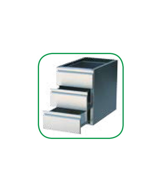 BLOC 3 TIROIRS POUR TABLE 600 - 400X570XH560 dans HORS CLASSEMENT