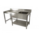 ENTREE LV AVEC CUVE ET TROU VIDE ORDURES + SOUS-TABLETTE 1200X780H880