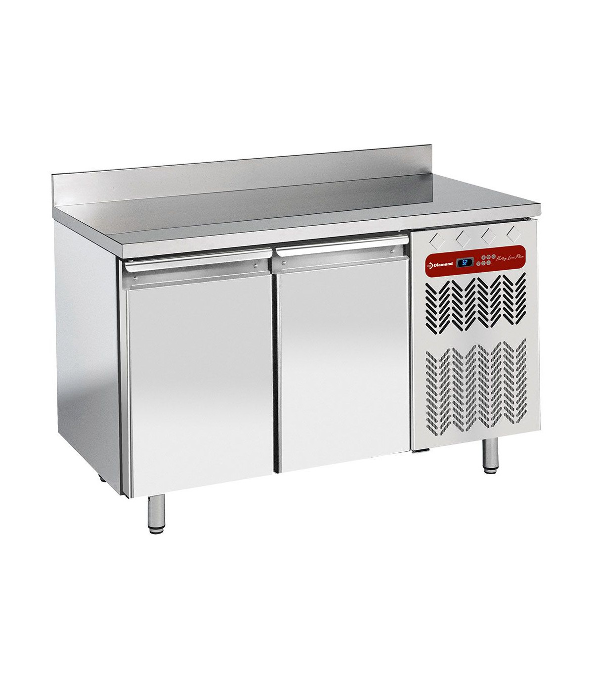 TABLE FRIGORIFIQUE MURALE VENTILEE 2 PORTES EN 600X400 345LT DIAMOND dans TABLES REFRIGEREES