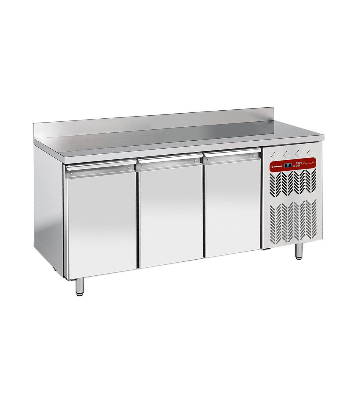 TABLE FRIGORIFIQUE MURALE VENTILEE 3 PORTES EN 600X400 550LT DIAMOND dans TABLES REFRIGEREES