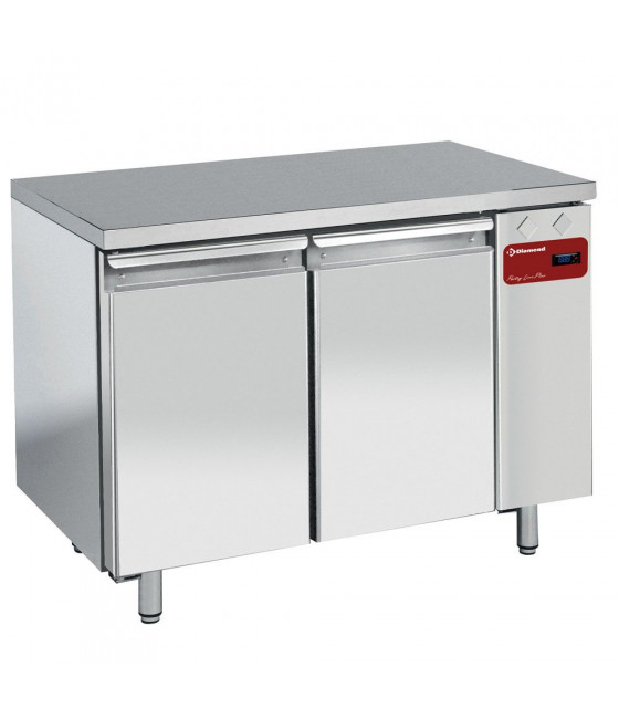 TABLE FRIGORIFIQUE VENTILEE 2 PORTES EN 600X400 SANS GROUPE DIAMOND dans TABLES REFRIGEREES