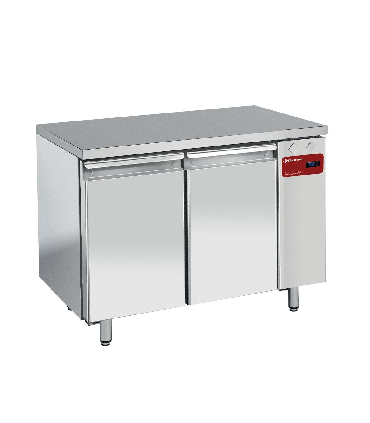 TABLE FRIGORIFIQUE VENTILEE 2 PORTES EN 600X400 SANS GROUPE DIAMOND dans TABLES REFRIGEREES