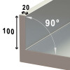 TABLE FRIGORIFIQUE MURALE VENTILEE 4 PORTES EN 600X400 760LT SANS GROUPE DIAMOND dans TABLES REFRIGEREES