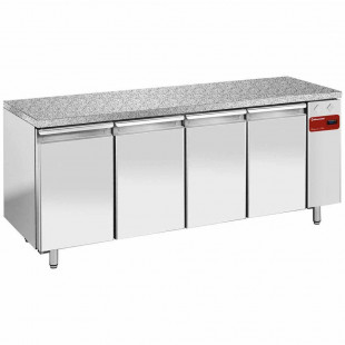 TABLE FRIGORIFIQUE VENTILEE  4 PORTES EN 600X400 + TOP EN GRANIT SANS GROUPE DIAMOND dans TABLES REFRIGEREES