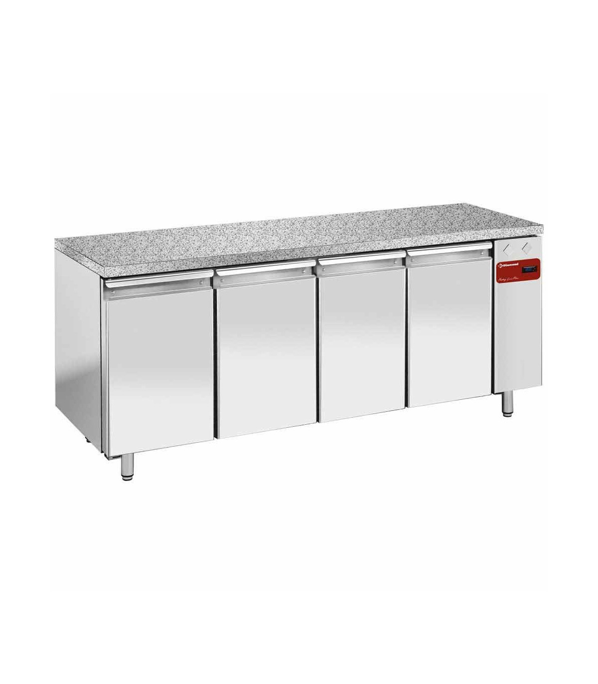 TABLE FRIGORIFIQUE VENTILEE  4 PORTES EN 600X400 + TOP EN GRANIT SANS GROUPE DIAMOND dans TABLES REFRIGEREES