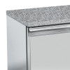 TABLE FRIGORIFIQUE VENTILEE  4 PORTES EN 600X400 + TOP EN GRANIT SANS GROUPE DIAMOND dans TABLES REFRIGEREES