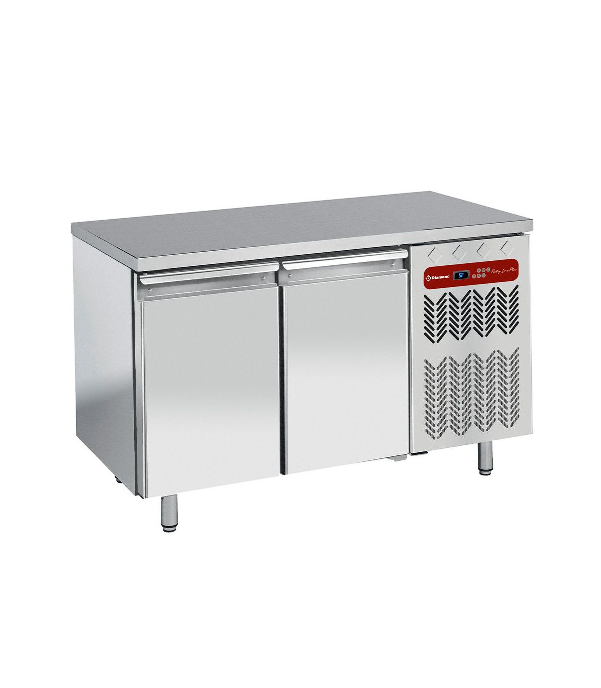 TABLE NEGATIVE VENTILEE 2 PORTES EN 600X400 DIAMOND dans TABLES REFRIGEREES