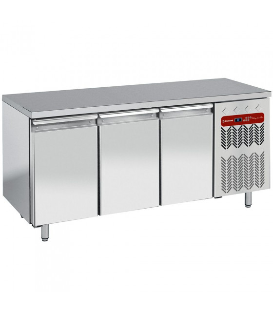 TABLE NEGATIVE VENTILEE 3 PORTES EN 600X400 DIAMOND dans TABLES REFRIGEREES