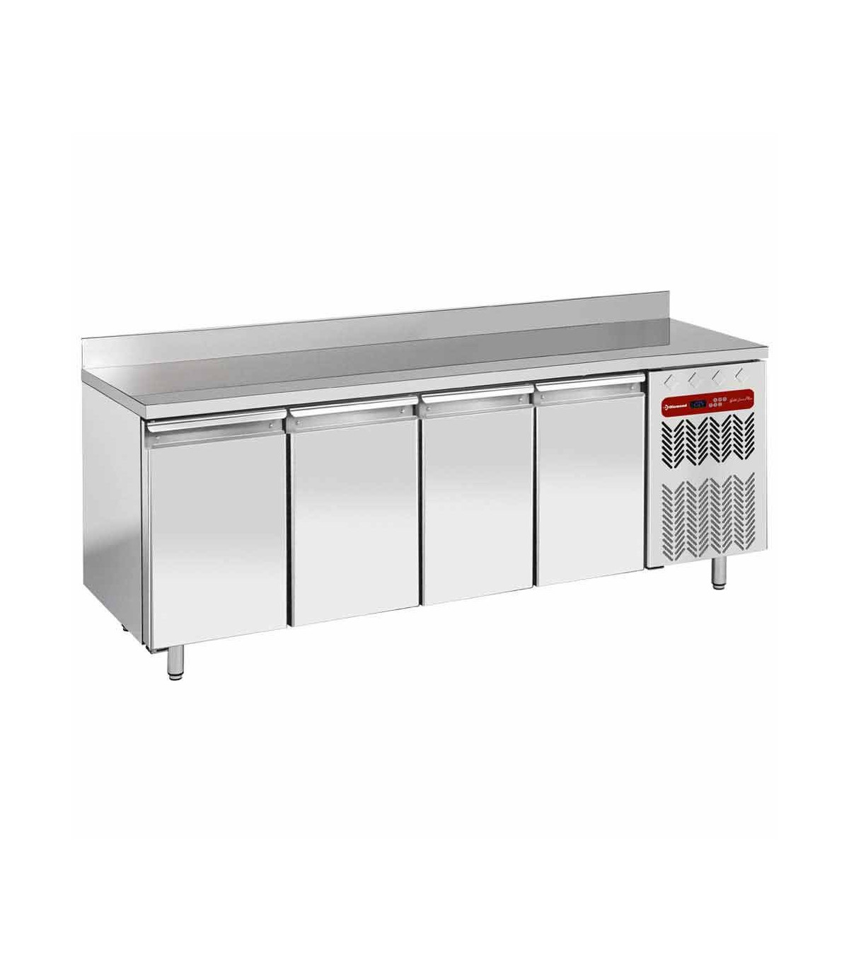 TABLE NEGATIVE MURALE VENTILEE 4 PORTES EN 600X400 760LT DIAMOND dans TABLES REFRIGEREES