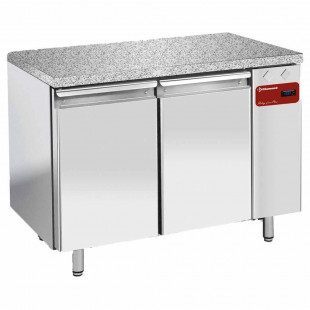 TABLE NEGATIVE VENTILEE 2 PORTES EN 600X400 + TOP EN GRANIT SANS GROUPE DIAMOND dans TABLES REFRIGEREES