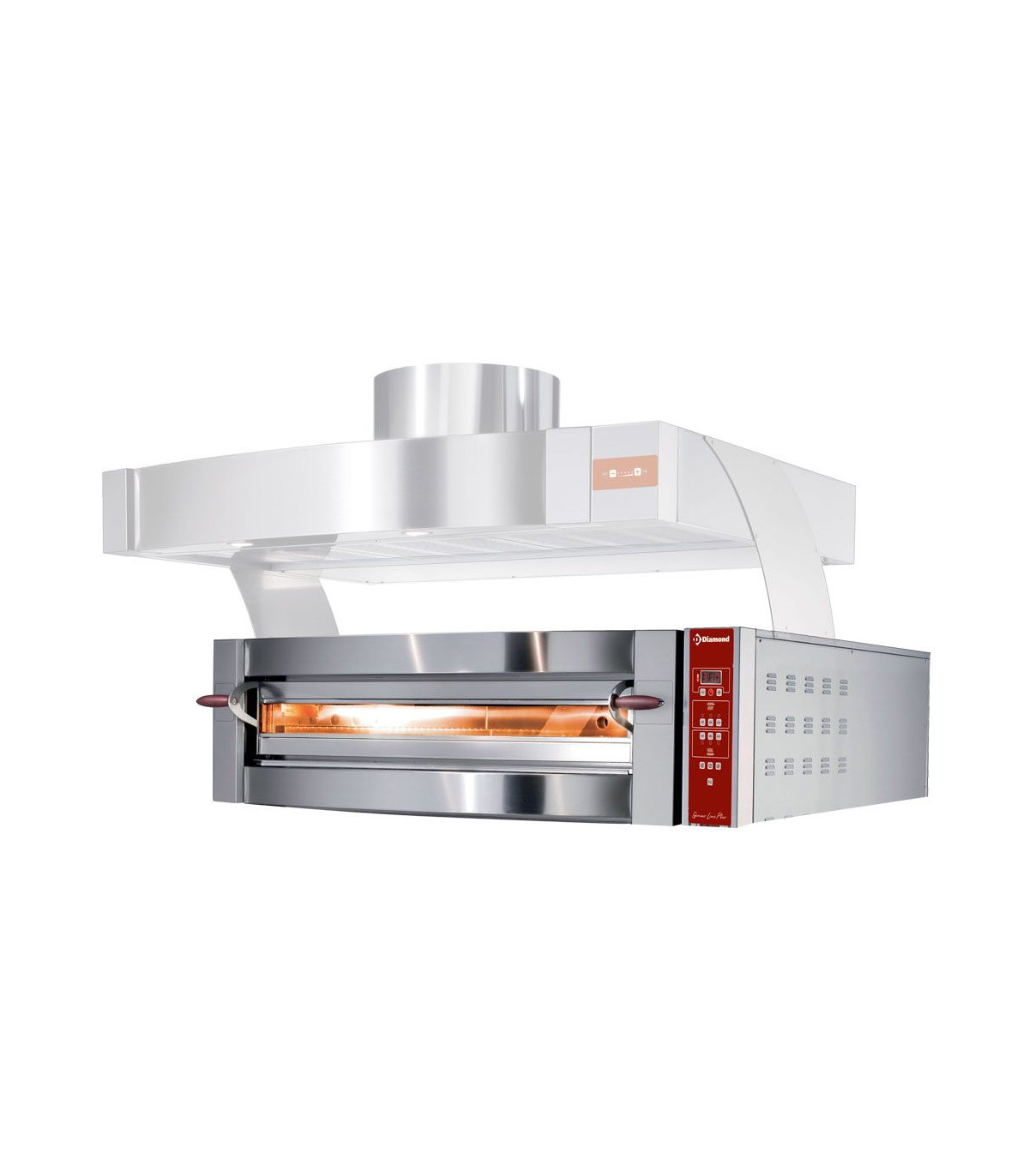 FOUR ELECTRIQUE 1 CHAMBRE 4 PIZZAS Ø350MM DIAMOND dans FOUR PIZZA