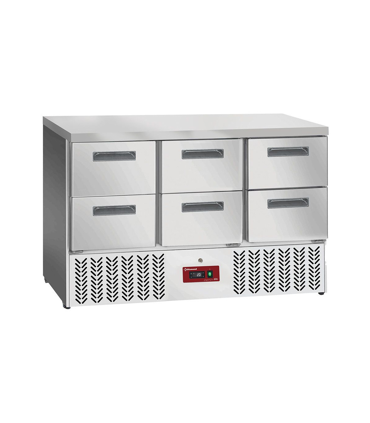 TABLE FRIGORIFIQUE 6X1/2 TIROIRS GN1/1 DIAMOND dans TABLES REFRIGEREES