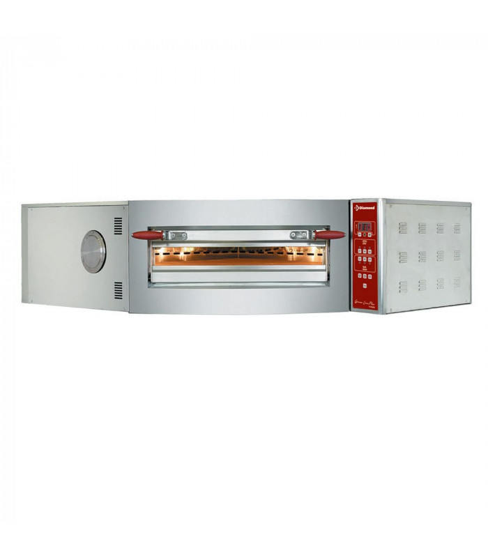 FOUR ELECTRIQUE D'ANGLE 1 CHAMBRE 8 PIZZAS Ø350MM DIAMOND dans FOUR PIZZA