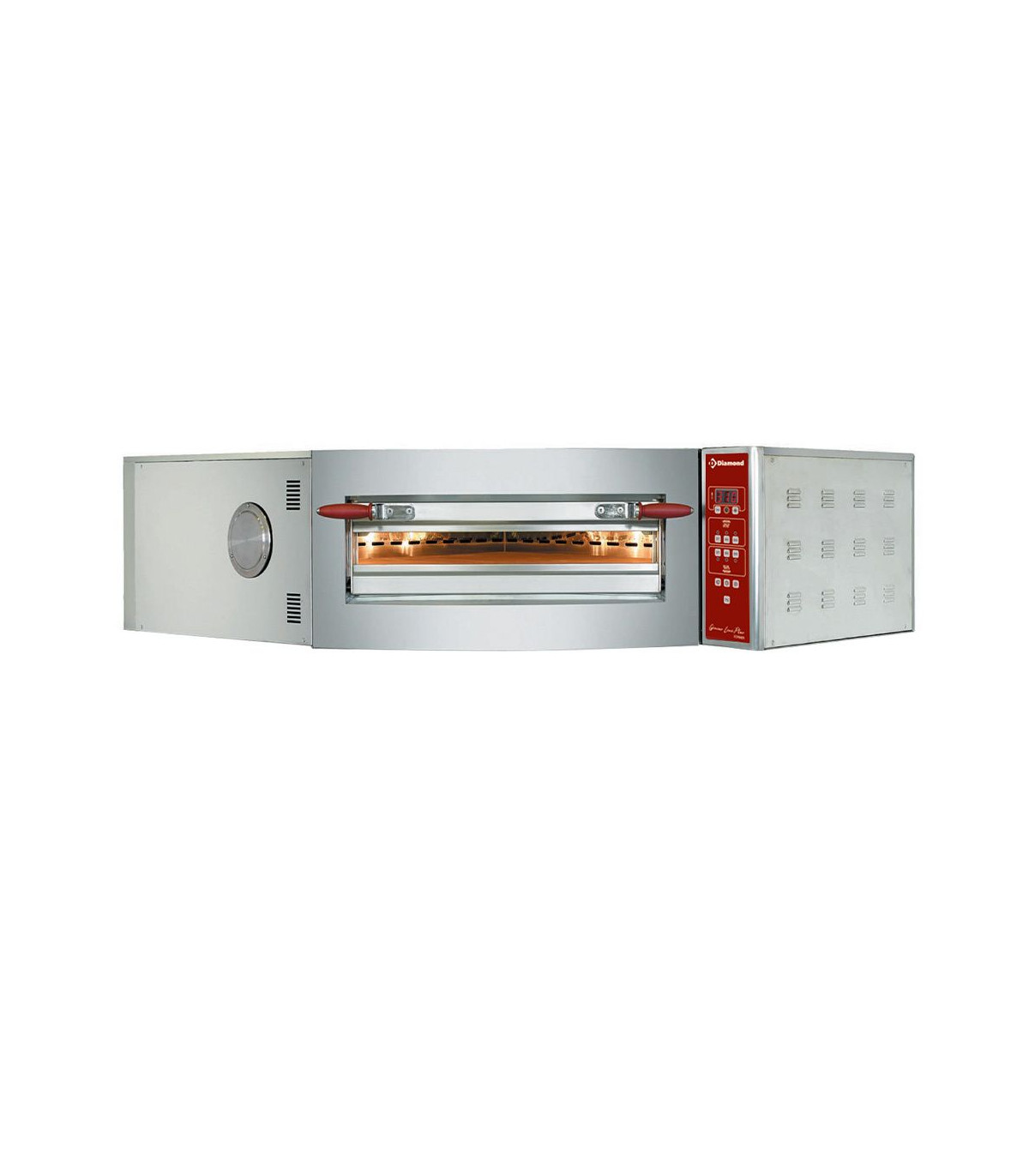 FOUR ELECTRIQUE D'ANGLE 1 CHAMBRE 8 PIZZAS Ø350MM DIAMOND dans FOUR PIZZA