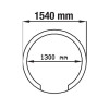 FOUR 7/9 PIZZAS-VOUTE REFRACTAIRE DEMONTE Ø1300MM KIT DIAMOND dans FOUR PIZZA