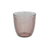 VERRE LINE GOBELET EAU 29CL ROSE LILAS ROCCO dans LINE
