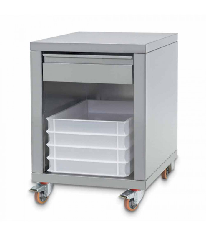 SUPPORT + TIROIR SUR ROUES POUR PIZZAFORM DIAMOND dans DIAMOND