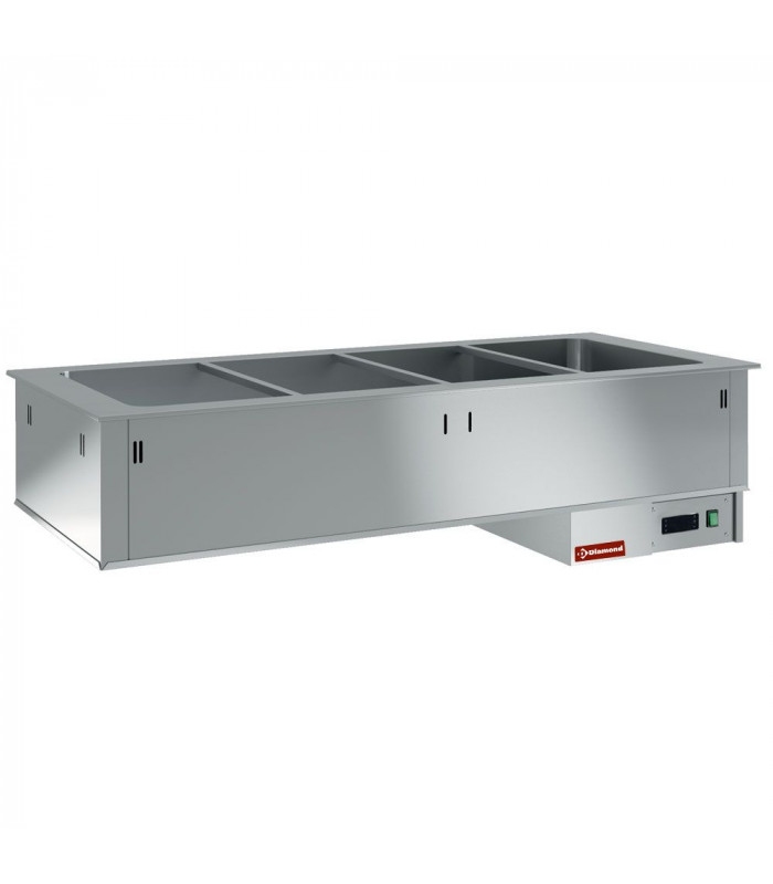 ELEMENT CUVE BAIN-MARIE A SEC 4XGN1/1 DIAMOND dans ENCASTRABLE