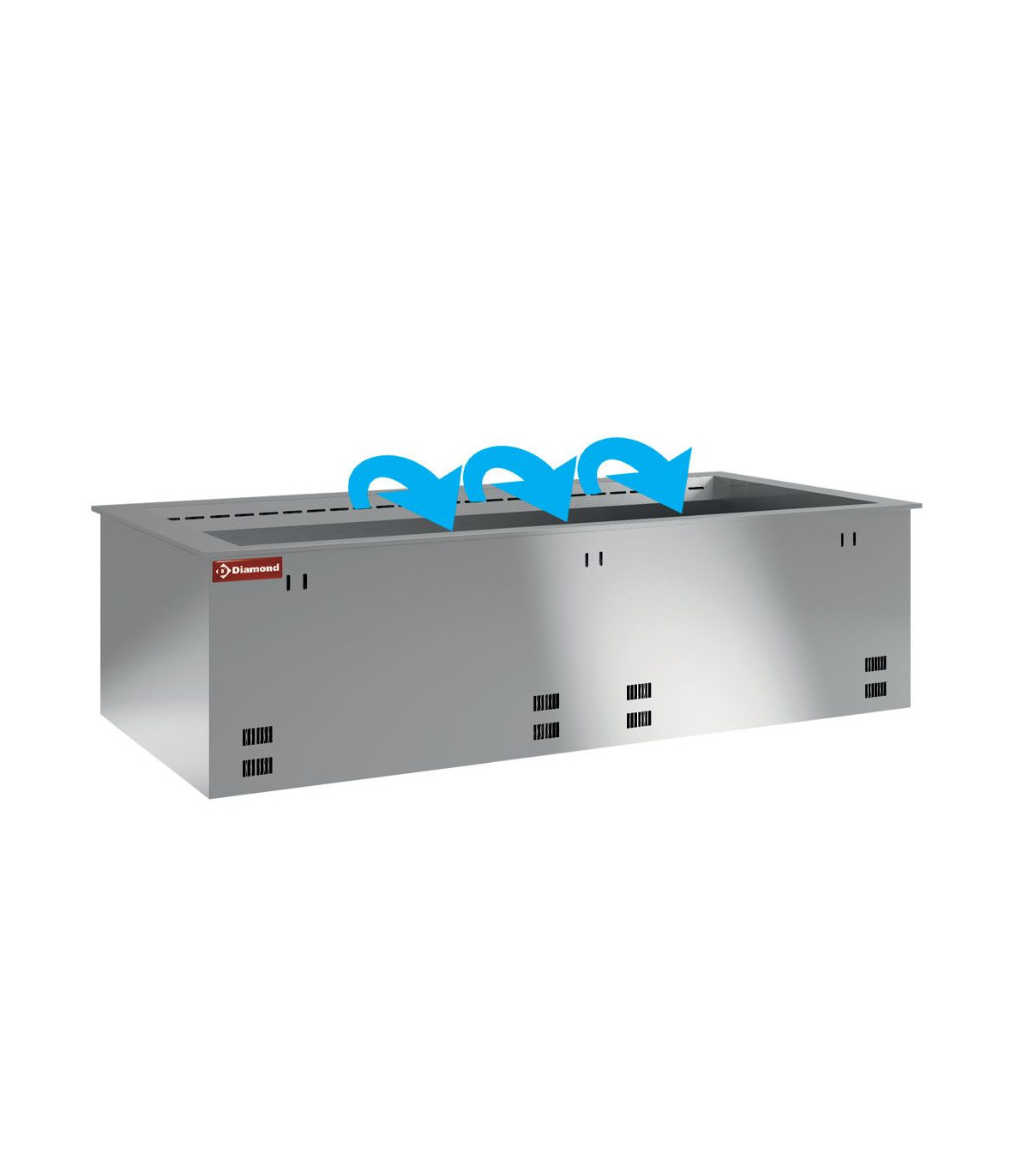 ELEMENT CUVE REFRIGEREE VENTILEE 3GN1/1 SANS UNITE FROID DIAMOND dans ENCASTRABLE