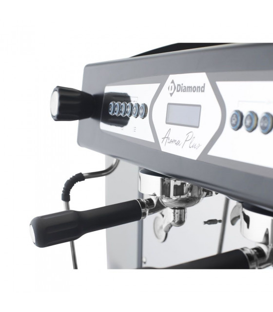 MACHINE A CAFE 2 GROUPES AUTOMATIQUE AVEC DISPLAY NOIRE DIAMOND dans MACHINE A CAFE ESPRESSO