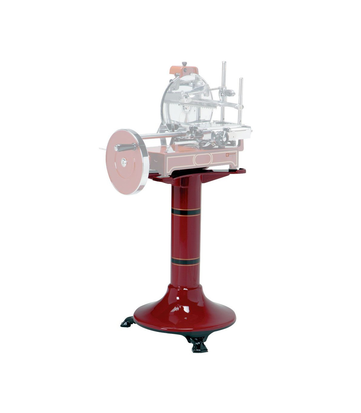 SOCLE EN FONTE ROUGE VIF POUR TRANCHEUSE DIAMOND dans DIAMOND