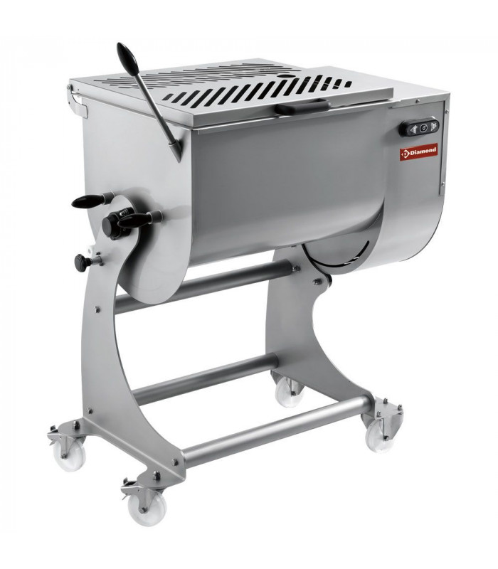 MELANGEUR A VIANDE INOX 80KG PIETEMENT SUR ROUES DIAMOND dans MELANGEUR A VIANDE