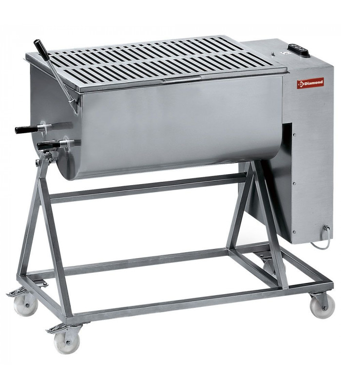 MELANGEUR A VIANDE INOX 120KG PIETEMENT SUR ROUES DIAMOND dans MELANGEUR A VIANDE
