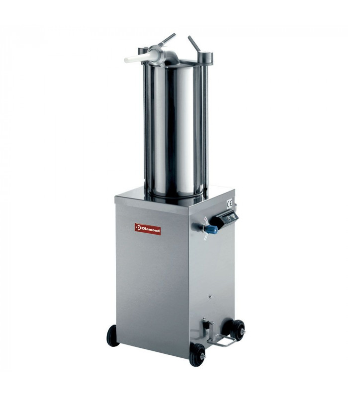 POUSSOIR HYDRAULIQUE VERTICAL EN INOX 15LT DIAMOND dans BOURREUSES