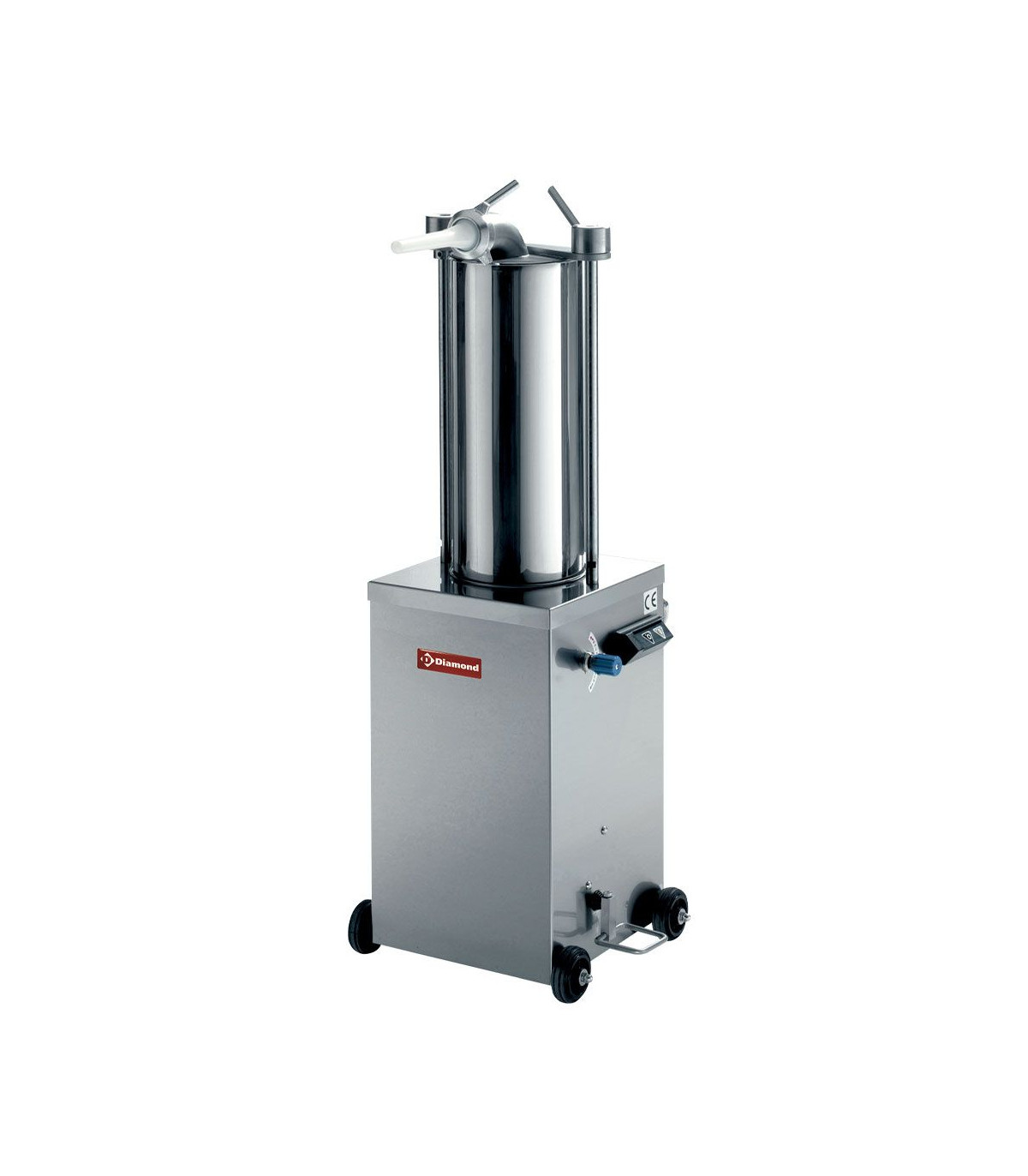 POUSSOIR HYDRAULIQUE VERTICAL EN INOX 15LT DIAMOND dans BOURREUSES