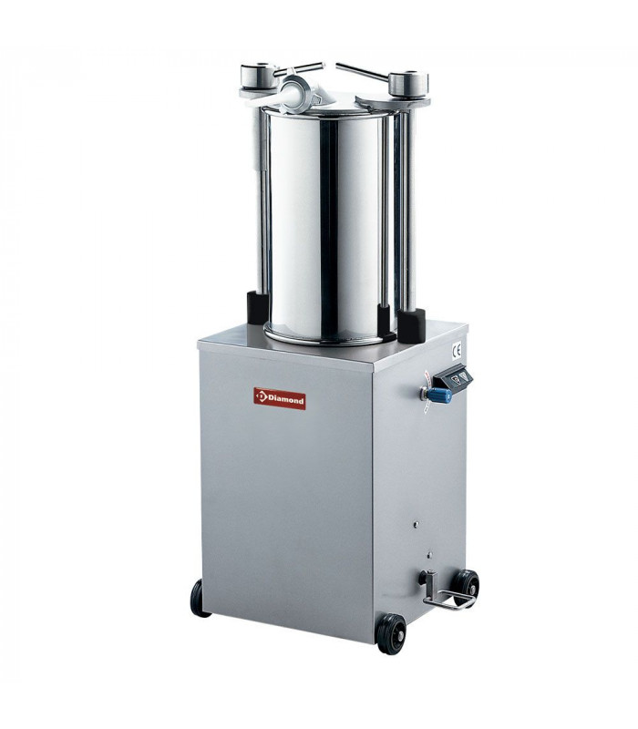 POUSSOIR HYDRAULIQUE VERTICAL EN INOX 25LT DIAMOND dans BOURREUSES