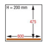 MACHINE SOUS-VIDE CHAMBRE 600X475XH200 MM - 63 M3/H DIAMOND dans MACHINE SOUS VIDE