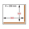 MACHINE SOUS-VIDE CHAMBRE 500X800XH200 MM - 100 M3/H DIAMOND dans MACHINE SOUS VIDE