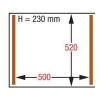 MACHINE SOUS-VIDE CHAMBRE 500X520XH230 MM - 63 M3/H DIAMOND dans MACHINE SOUS VIDE