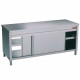TABLE SUR ARMOIRE NEUTRE TRAVERSANTE CENTRALE 120CM DIAMOND