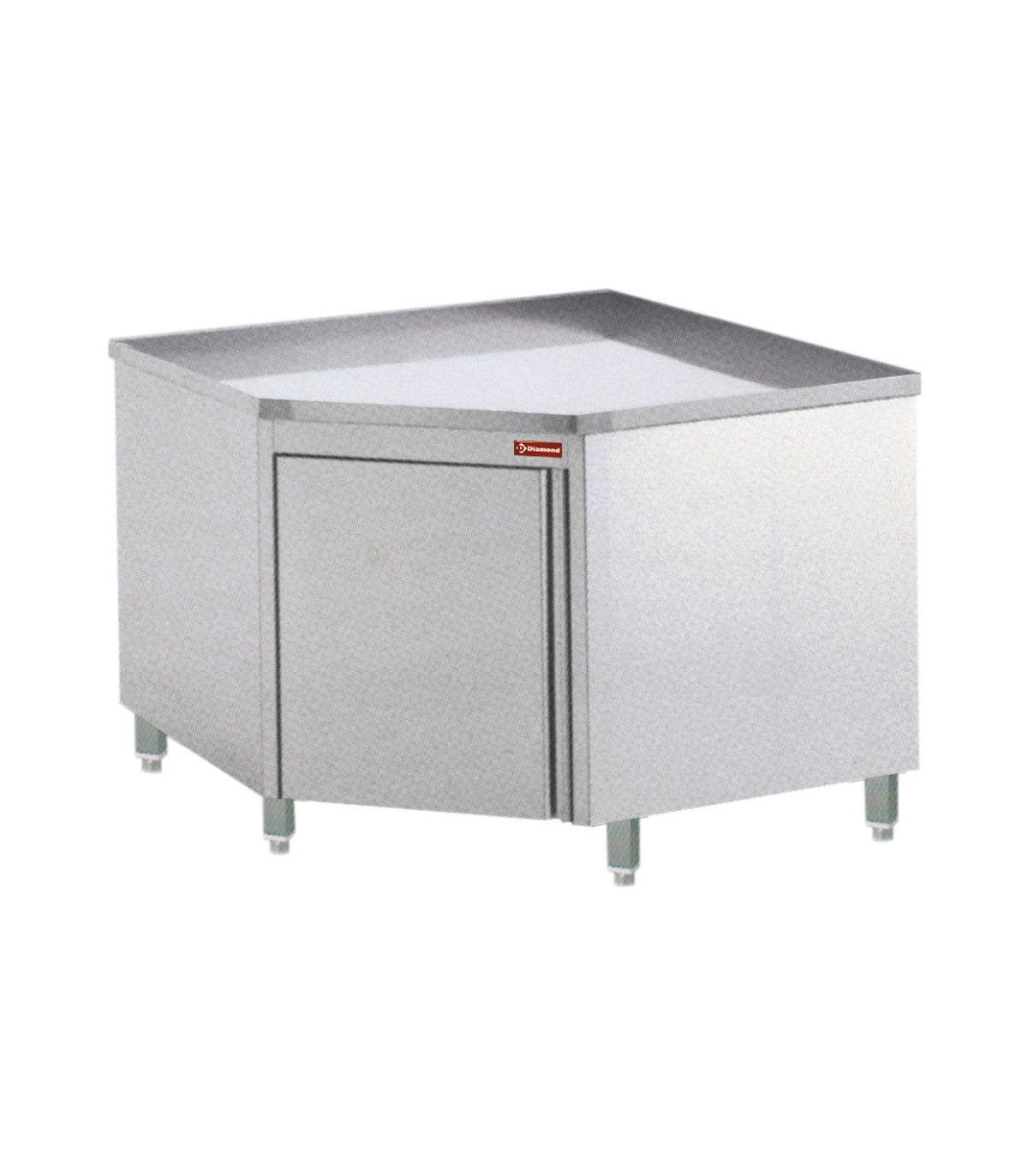 TABLE SUR ARMOIRE NEUTRE A ANGLE 90 DEGRES DIAMOND dans ARMOIRES