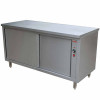 TABLE ARMOIRE CHAUFFANTE AVEC PORTES COULISSANTES 200CM DIAMOND dans CHAUFFE ASSIETTES