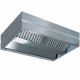 HOTTE CENTRALE "KUBO" 10A FILTRE INOX LABYRINTHE 2800MM DIAMOND