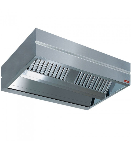 HOTTE CENTRALE "KUBO" 14A FILTRE INOX LABYRINTHE 3600MM DIAMOND dans HOTTE