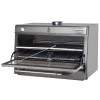 FOUR-BBQ A CHARBON GN2/1+ GN1/1 (150KG/H) INOX DIAMOND dans BARBECUE