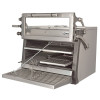 FOUR-BBQ A CHARBON GN1/1 + GN2/4 (75KG/H) DIAMOND dans BARBECUE