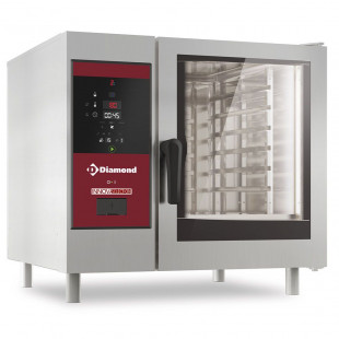 FOUR ELECTRIQUE VAPEUR DIRECTE ET CONVECTION 6XGN1/1 + CLEANING DIAMOND dans FOUR VAPEUR
