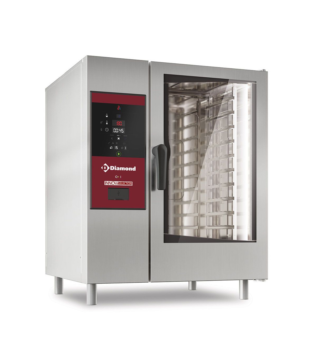 FOUR GAZ VAPEUR DIRECTE/CONV.10XGN1/1+CLEANI DIAMOND dans FOUR CONVECTION