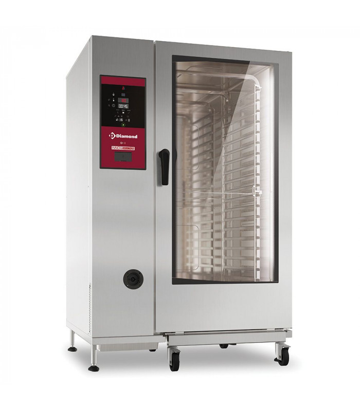 FOUR GAZ VAPEUR DIRECTE ET CONVECTION 20X GN2/1 AVEC AUTOMATIC CLEANING SYSTEM DIAMOND dans FOUR CONVECTION